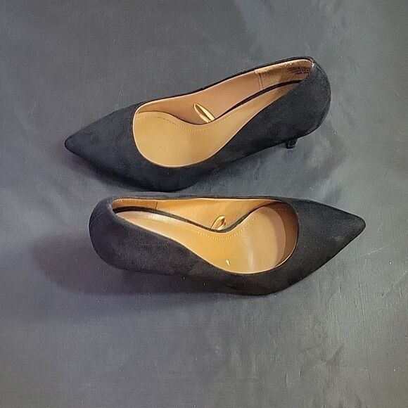 H&M WOMEN"S POINTED TOE LOW KITTEN HEEL DRESS PUMP - Picture 11 of 14